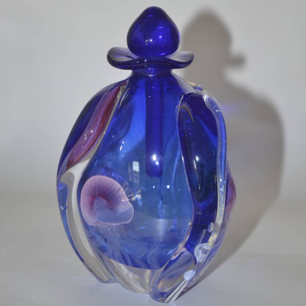 Siddy Langley Blue "Jellyfish" scent bottle